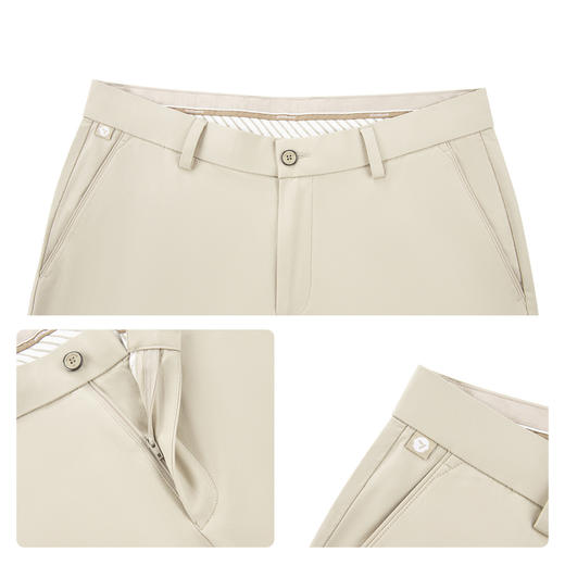 【含桑蚕丝/莫代尔】柒牌男士休闲梭织长裤2026春季新款男款通勤130H71660 商品图7