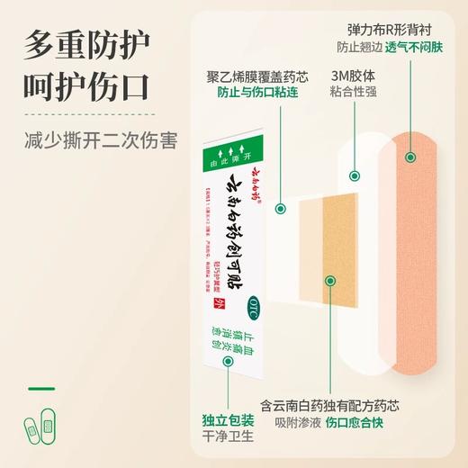 【官方正品】云南白药创可贴止血消炎愈创含云南白药成分多规格可选 商品图5