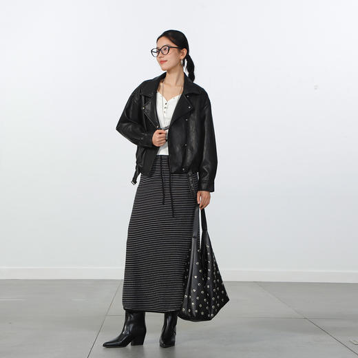 极简中性风皮衣-纪念日百货门店同款169449022 商品图2