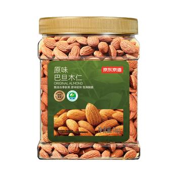 京东京造原味巴旦木仁1kg 每日坚果炒货扁桃仁杏仁零食量贩装年货礼盒 /休闲食品 /坚果炒货 /巴旦木/桃仁 商品图0
