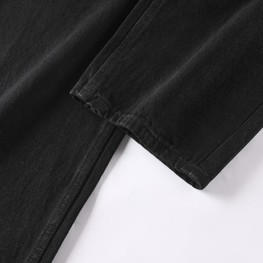 GXG男装【棉混纺水洗】春季复古猫须耐磨宽松直筒休闲男式牛仔裤K&C 商品图12