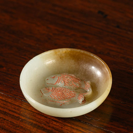 清	玉雕双鱼洗 商品图1