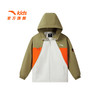 安踏儿童丝光绒上衣春新款男大童防风外套中大童风衣352516611 商品缩略图3