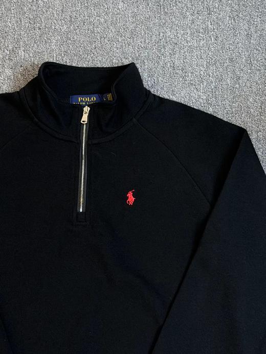 F011629秋冬通勤老钱风套头衫半拉链立领卫衣长袖 商品图8