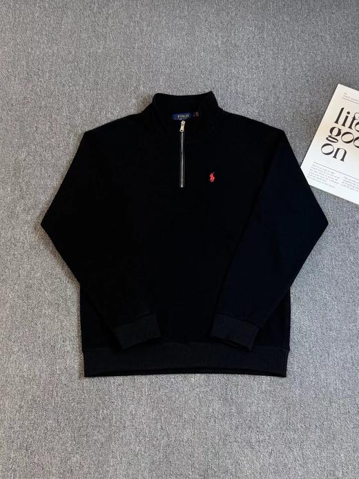 F011629秋冬通勤老钱风套头衫半拉链立领卫衣长袖 商品图5