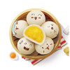 三全奶黄包960g约32只 儿童早餐半成品家庭包点即食方便速食食品 商品缩略图2