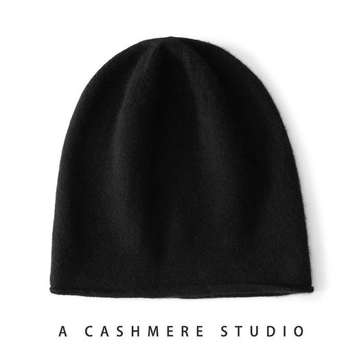 【百分百羊毛情侣针织堆堆帽】冬季保暖百搭日系休闲帽 商品图3