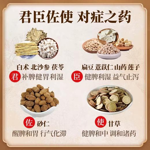 【官方正品】云南白药云丰参苓健脾胃颗粒颗粒10g/袋*10袋/盒 补脾健胃利湿止泻 商品图3