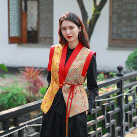 【2026春节款-现货】骏程鸿运民族风马甲 