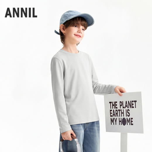 男女童长袖针织衫春季新款安奈儿童装EM611728 商品图2