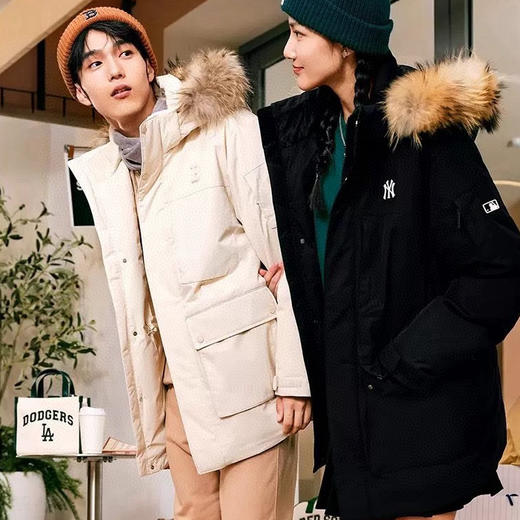 【特价】鹅绒，高品质，出口韩国，MLB工装鹅绒服~真毛真羽绒 商品图0