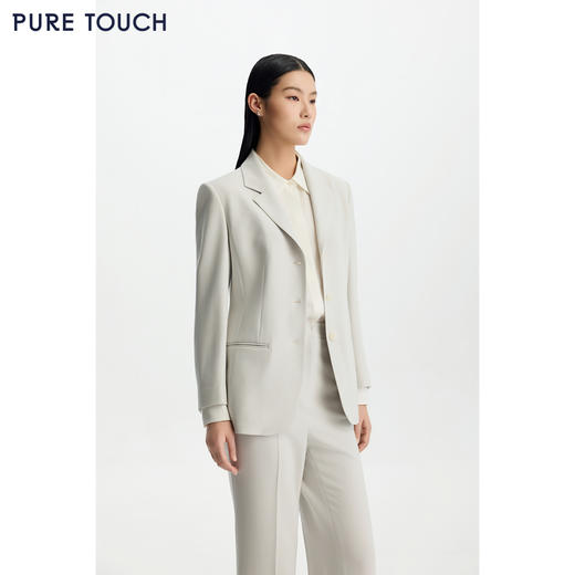 商场同款PURE TOUCH 26春夏新款三醋酸西服外套微收腰轻商务西装 商品图4