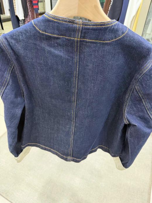 F011634新款女装新中式盘扣圆领短款牛仔外套 商品图9