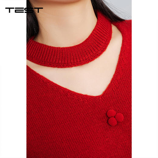 冬上新时尚优雅氛围感舒适保暖毛衣1254169 商品图2