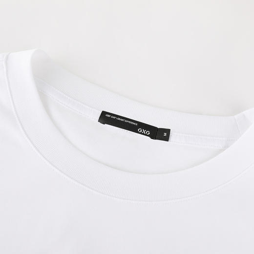 GXG男装【100%棉】春季潮流宇航员刺绣圆领休闲轻薄男式长袖t恤K&C 商品图8