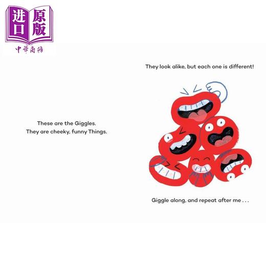 【中商原版】Andy J. Pizza 看不见的东西系列英文原版绘本2册 Get the Giggles Feel Calm 儿童纸板书绘本 亲子图画书进口 商品图2