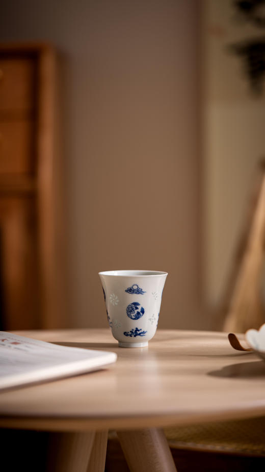 陶博城店新年专享【柴窑月夕花辰闻香杯】 商品图0