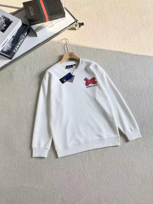 F011612马上起飞抓马卫衣男女情侣款圆领卫衣26春新年针织上衣 商品图10