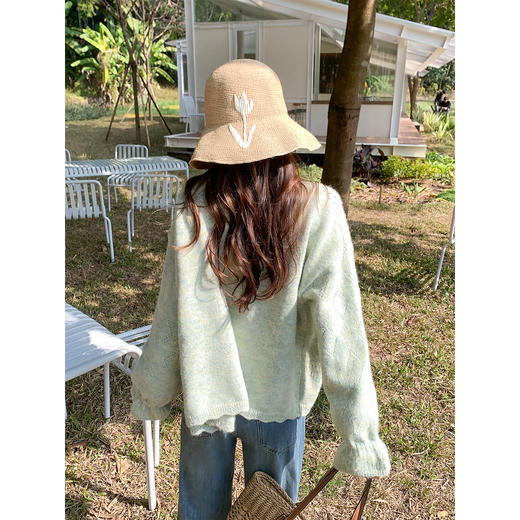 <曾小咸推荐>3.12现货秒杀 ！微信超特价！韩系镂空毛织开衫 日常189.99 立减110 秒杀79.99！！ 商品图2