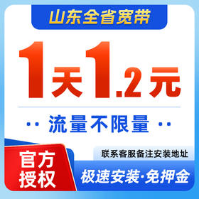 KD【包年更优惠】200M-1000M包年宽带！全屋覆盖，上网畅行！山东单宽带