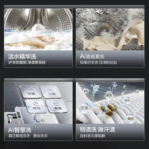 卡萨帝（Casarte）洗烘套装 CE B12SWBLAU1+CG S12TBLAU1 商品图2