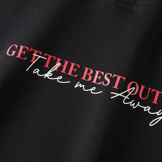 GXG男装【字母排版】春季时尚简约男女同款运动休闲连帽卫衣K&C 商品图8