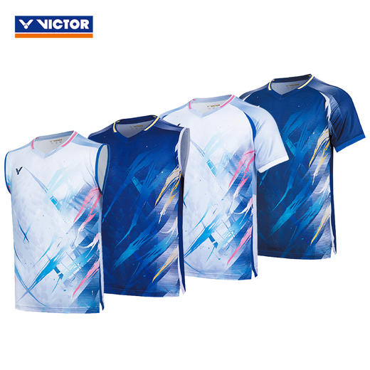 威克多胜利 中性款 李梓嘉专属 大赛系列 针织T恤/针织无袖T恤  T-60004/T-60005 商品图0