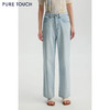 商场同款PURE TOUCH女装26春夏新款棉混纺牛仔裤高腰直筒复古长裤 商品缩略图3