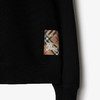 BURBERRY 巴宝莉 男士格纹马术骑士徽标标签棉质运动卫衣 黑色 8101889 A1189 商品缩略图1