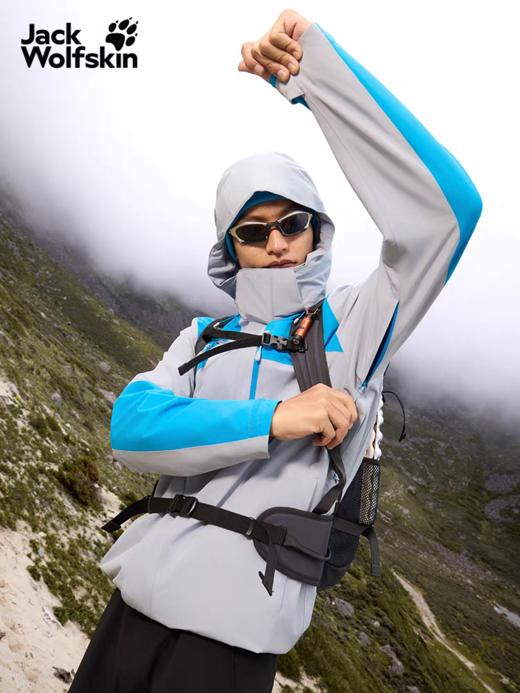 【春上新】【6折】6楼JACKWOLFSKIN狼爪JASPER男款户外防风防水冲锋衣A65684-1294吊牌价1999折后1199 商品图2