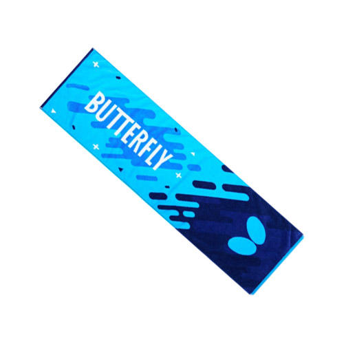 Butterfly蝴蝶运动毛巾WTT-123运动长条大汗巾纯棉汗巾 商品图2
