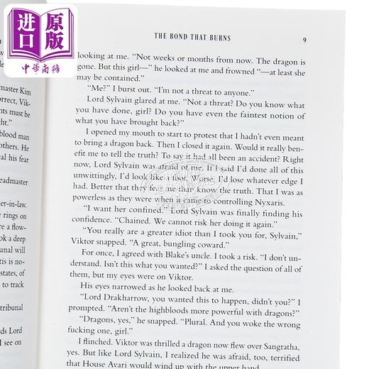 【中商原版】血翼学院系列 第2部 灼热之契 浪漫奇幻故事 The Bond that Burns 英文原版 Briar Boleyn 商品图2