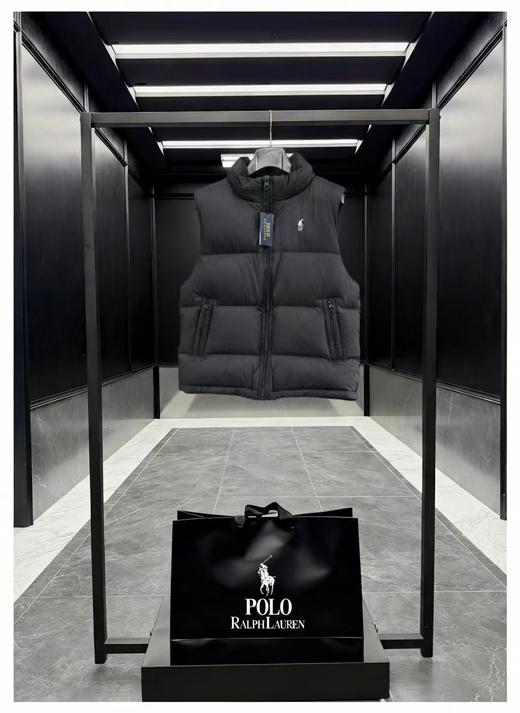 F011615高蓬松刺绣logo立领休闲男女同款羽绒马甲 商品图4