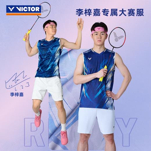 威克多胜利 中性款 李梓嘉专属 大赛系列 针织T恤/针织无袖T恤  T-60004/T-60005 商品图2