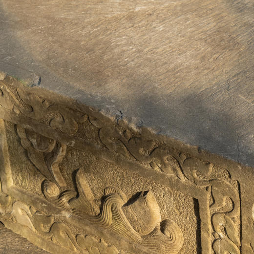 清	汉白玉雕瑞兽菱形石座 商品图3