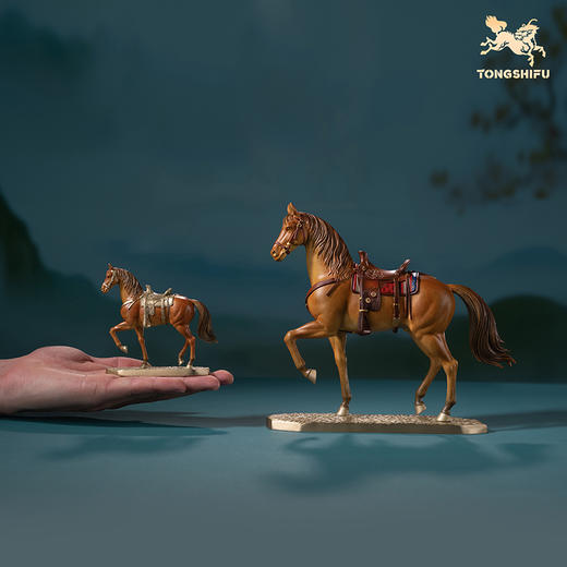 铜师傅《鞍上长风》客厅办公室铜马摆件 家居装饰开业新年礼物 商品图6