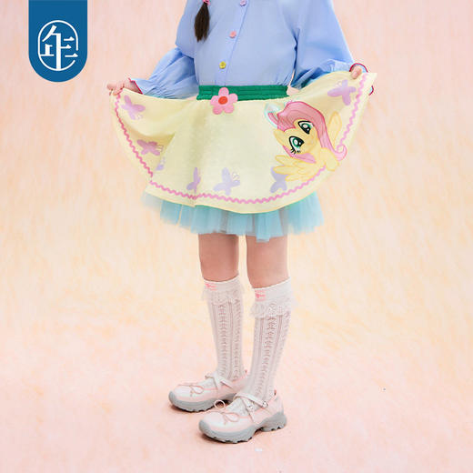 小马宝莉联名年衣童装半身裙春季新款女童公主小马宝莉春季半裙N1261011C01 商品图5