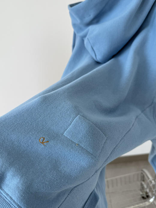 【周末秒杀 直接调价 下单即可】45R 日系复古 做旧风 连帽加绒 卫衣［前短后长］ 商品图11