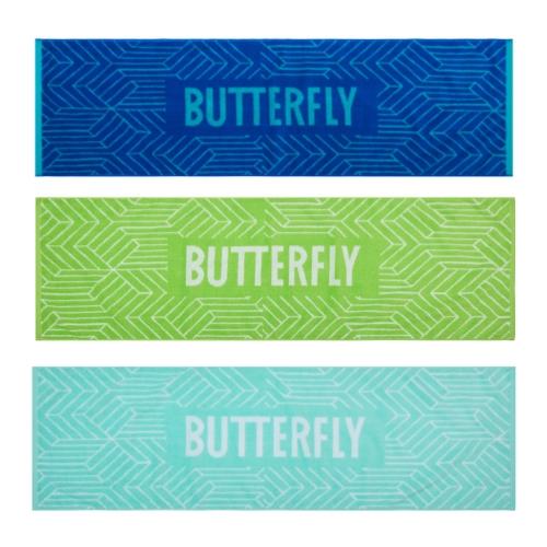 Butterfly蝴蝶运动毛巾WTT-122运动长条大汗巾纯棉汗巾 商品图0