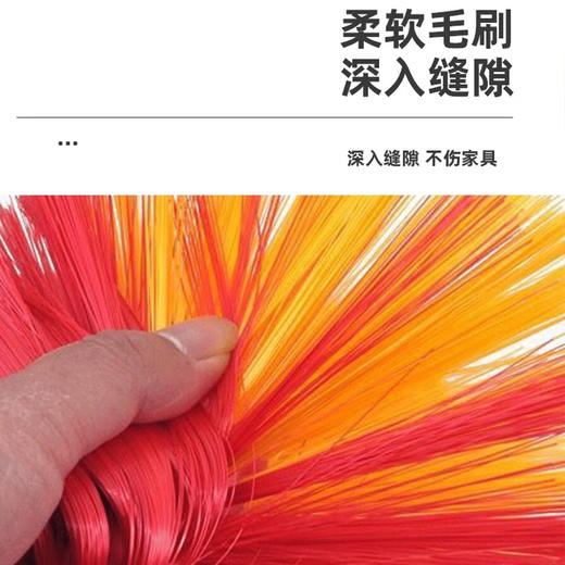 【软毛密刷❗一扫即净】天花板打扫蜘蛛网刷屋顶清扫灰尘神器年底大扫除墙壁墙面墙顶鸡毛掸子。rf 商品图2