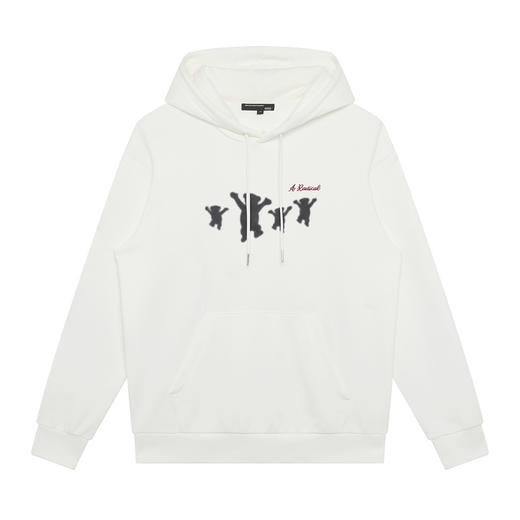 GXG男装【四个小熊】春季时尚卡通男女同款宽松休闲连帽卫衣K&C 商品图2