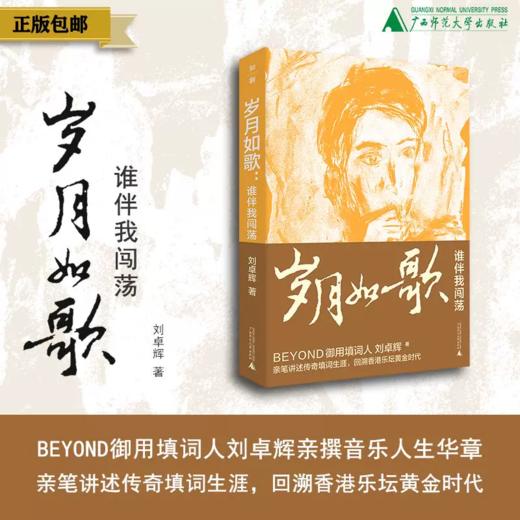 岁月如歌：谁伴我闯荡 刘卓辉/著 音乐、乐坛、歌曲、填词、Beyond、摇滚、流行音乐、文化 商品图0