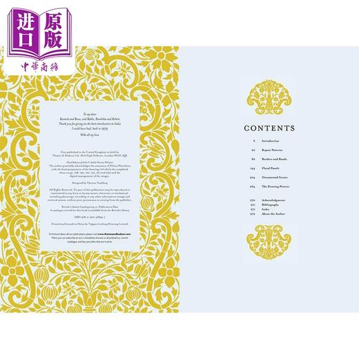 【中商原版】Floral Patterns of India 进口艺术 印度花卉纹样 T&H 商品图7