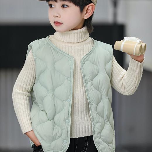 90白鸭绒儿童轻薄儿童羽绒服/马甲 男女童内胆内外穿童装马甲外套 商品图13
