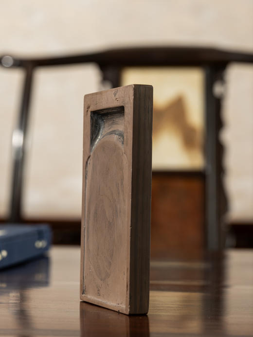 清	“尚志堂”张士保铭长方敞池祁阳石砚 商品图2