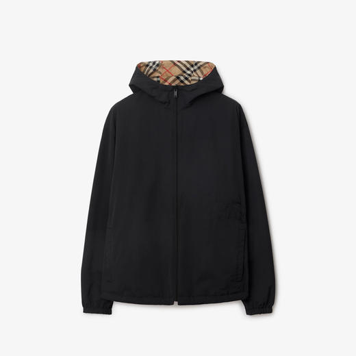 【二】BURBERRY 巴宝莉 男士马术骑士徽标刺绣双面夹克外套 格子 8104102 B9368 商品图3