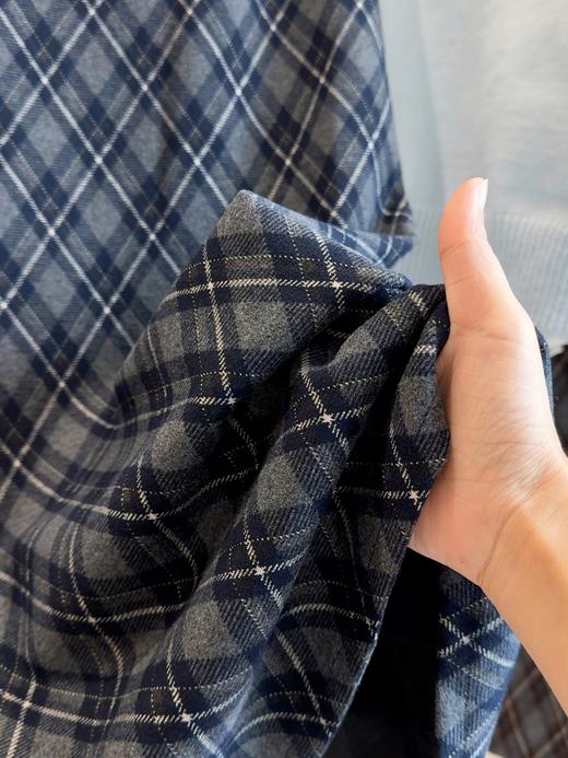 毛呢格子半身裙 商品图2