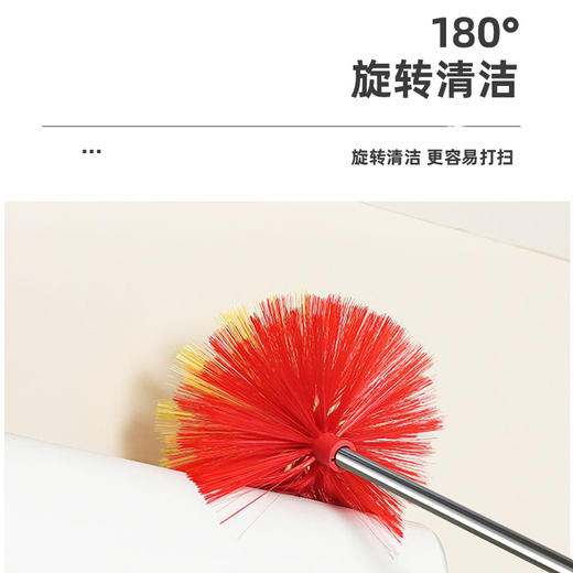 【软毛密刷❗一扫即净】天花板打扫蜘蛛网刷屋顶清扫灰尘神器年底大扫除墙壁墙面墙顶鸡毛掸子。rf 商品图1