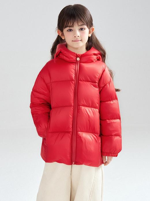 笛莎Deesha 三防90绒女童羽绒服2025年冬中大童中长款拜年服儿童羽绒服 商品图5