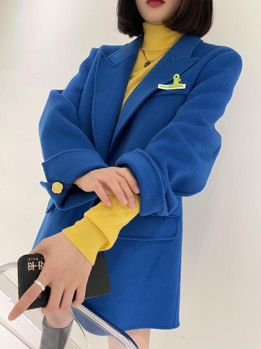 QG8909#澳洲超细羊毛中长款大衣 商品图1